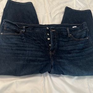 Dark Wash Straight Jeans